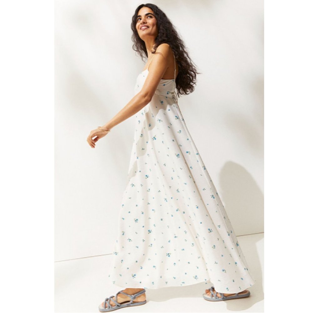 NWT H&M Voluminous Floral Maxi Dress - Size M